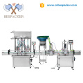 Automatic plastic glass bottle screw sealing capping machine